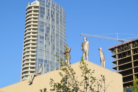Icelandic Artist Steinunn Thorarinsdottir Sculpture at Hall Arts in Dallas, Texas