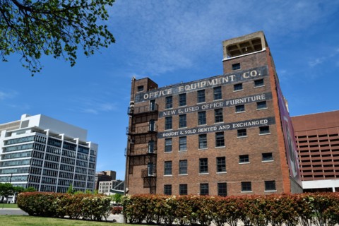 "Office Equipment Company" Buidling in downtown Dallas, Texas
