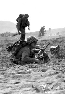 D-Day plus 1 on Iwo Jima
