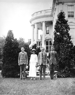 President Calvin Coolidge and family