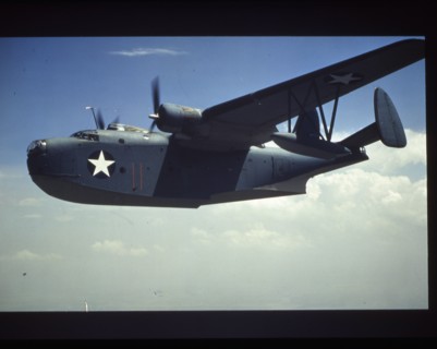 U.S. Navy Mariner in flight, 1944