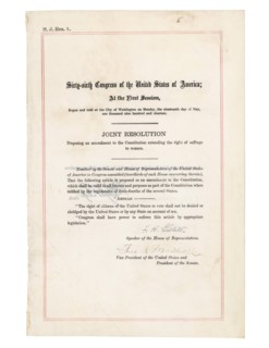 19th Amendment to the US Constitution