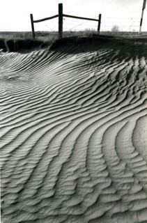 Soil drifting from unprotected corner of Nebraska