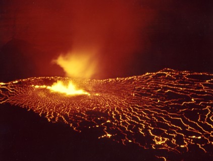 Kilauea Crater eruption, Hawaii