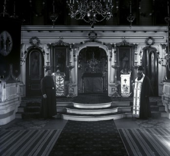Interior Of St Paul Church With Father Orloff