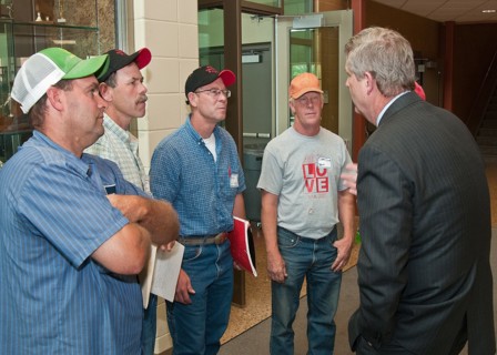 2011 USDA Secretary Tom Vilsack Iowa/Nebraska Flood Visit