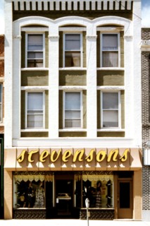 A Newly Restored and Painted Older Storefront
