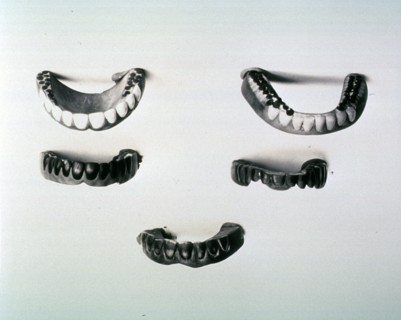 A variety of Japanese dentures