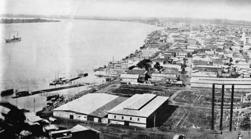 Aerial view of Guayaquil Ecquador