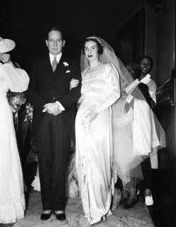 Bride and Groom at their wedding