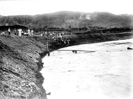 Construction on the Panama Canal