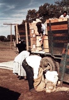 Distributing surplus commodities