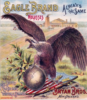 Eagle brand molasses. Bryan Bros. New Orleans