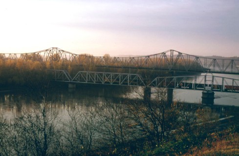 Early Morning View from a Bluff at Atchison
