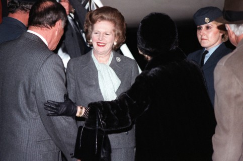 England's Prime Minister Margaret Thatcher
