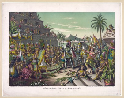 Entrance of Cortez into Mexico