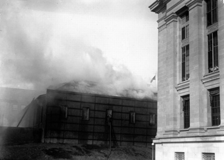 Fire at Bureau of Engraving and Printing