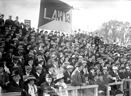 Football fans at Georgetown University game