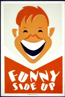 Funny side up
