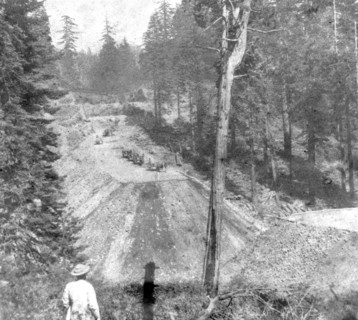 Grading the Central Pacific Railroad