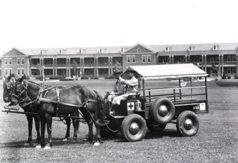 Horse drawn ambulance