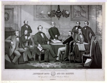 Jefferson Davis and his cabinet