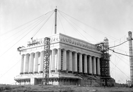Lincoln Memorial Under Construction