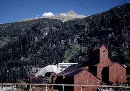 Mill at the Camp Bird Mine