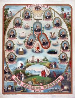 Odd fellows memento 1883