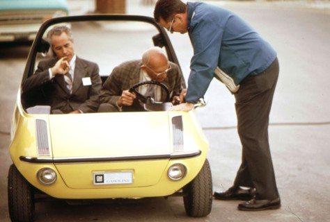 Participants Trying Out the General Motors Urban Gaso