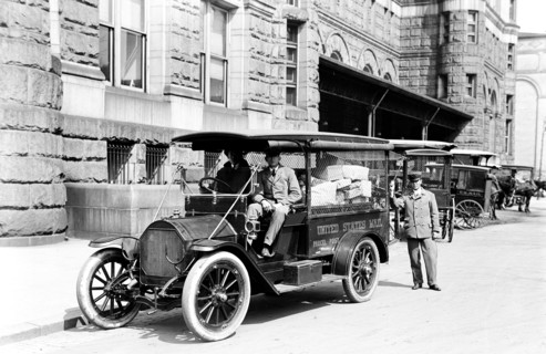 Postal truck