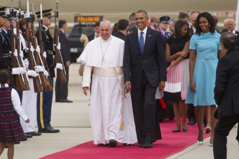 Security during the U.S. visit of Pope Francis