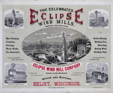 The celebrated eclipse wind mills