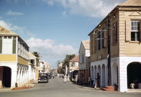 The main shopping street