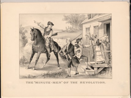 The minute men of the revolution