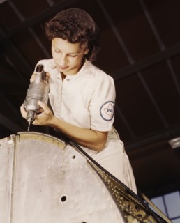 This female worker