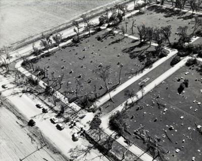 Tornado Damage to Cemetery June 27