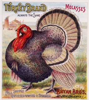 Turkey brand molasses. Bryan Bro's. New Orleans