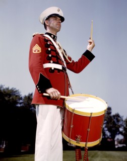 U.S. Marine Band drummer