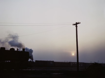 View in a departure yard at C & NW RR's
