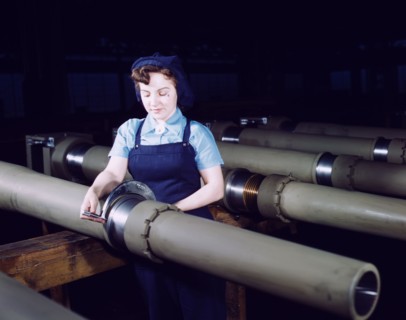 Woman Gist inspector inspecting one of the 25 cutters