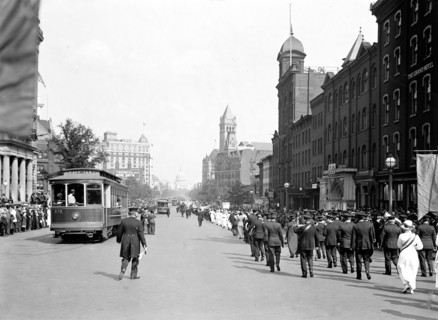 Woman suffrage parade