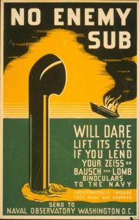 Zeiss or Bausch & Lomb binoculars to the Navy