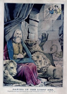 Daniel in the lions' den (created ca. 1835-1856)