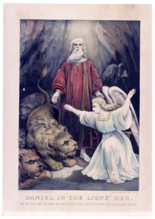 Daniel in the lions' den (created ca. 1856-1907)