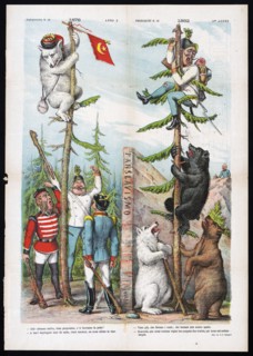 Panslavismo - Grossi (Italian political cartoon/drawing)