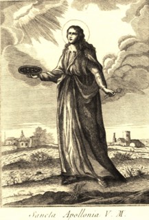Sancta Apollonia V. M ca. 1700s
