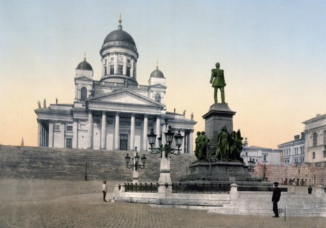 Monument of Alexander II, Helsingfors, Russia, i.e., Helsinki, Finland ca. 1890-1900