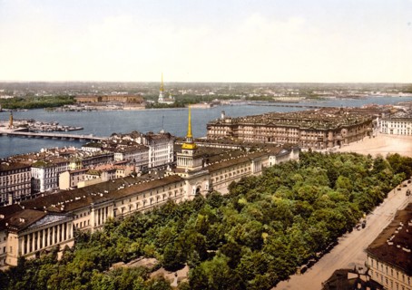 The Admiralty Palace, St. Petersburg, Russia ca. 1890-1900