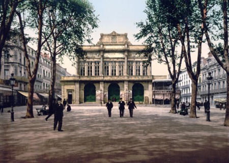 Theatre and promenade, Béziers, France ca. 1890-1900